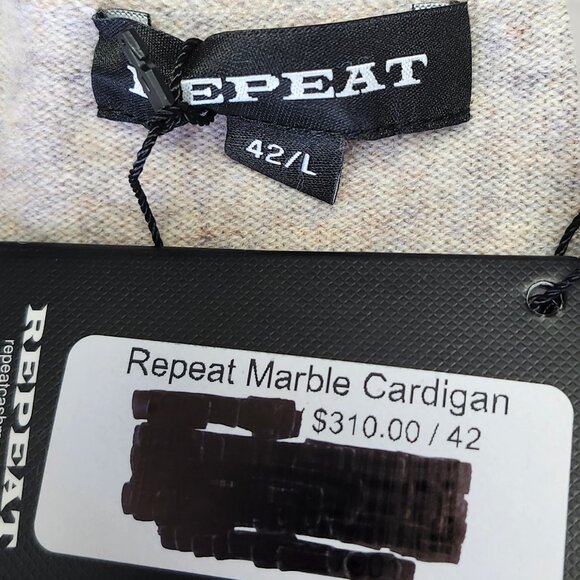 Repeat Women's Marble Long Sleeved Cardigan Size M & L - Picture 3 of 4